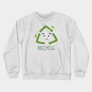 Recycle symbol Crewneck Sweatshirt